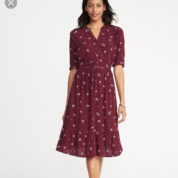 waist defined maxi dress